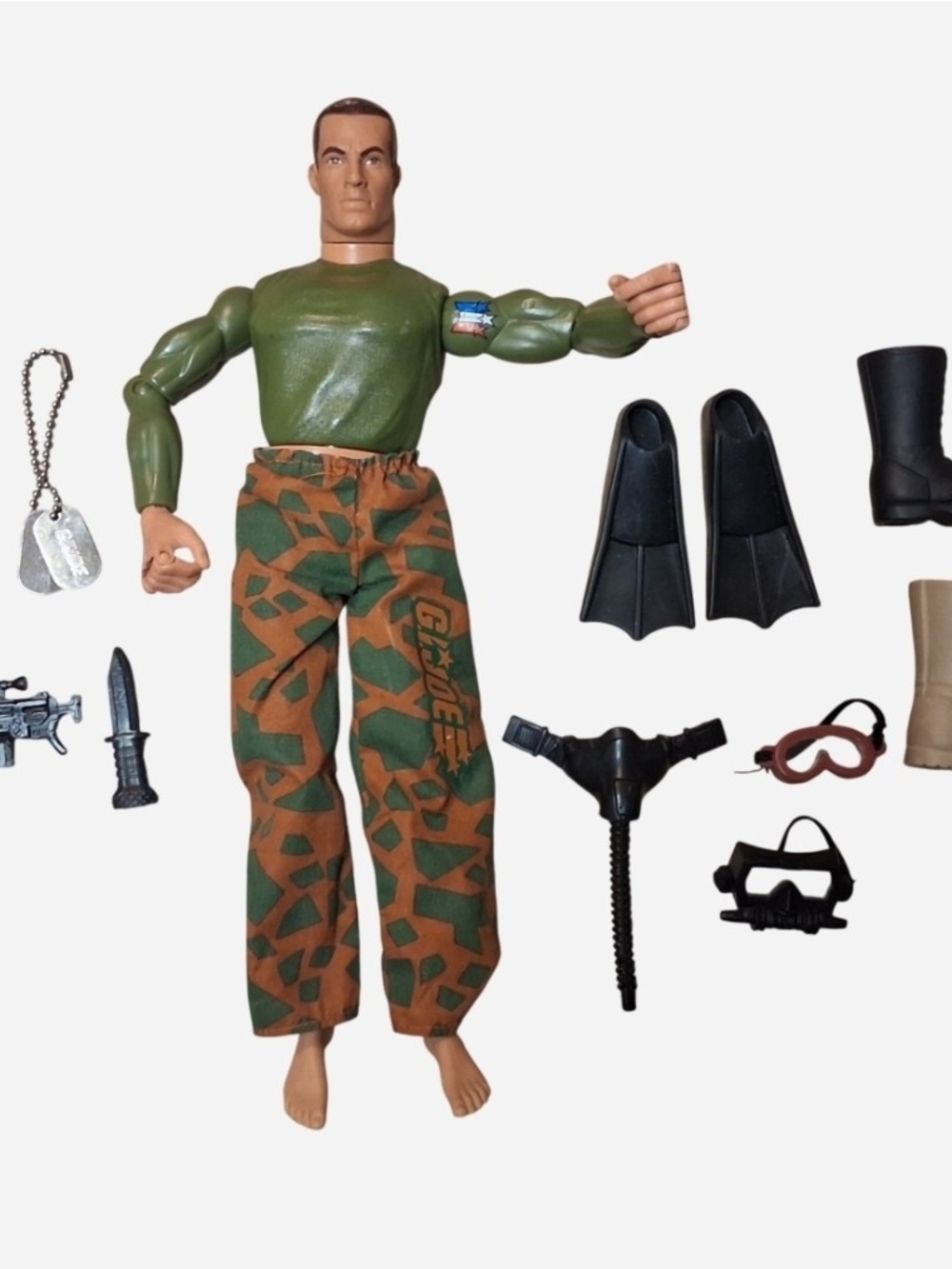 1996 G.I. Joe Action Figure with Older Accessories